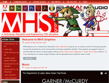Tablet Screenshot of mhsgraphics.com